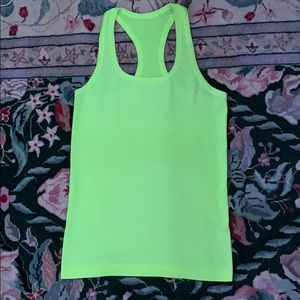 Neon Yellow loose Tank Top